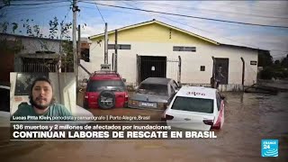 Lucas Pitta Klein: "El 80% de Rio Grande do Sul está en estado de calamidad por las inundaciones"