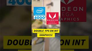 No GPU? Boost FPS on Intel &amp; AMD Integrated Graphics in 10 Seconds 🔥