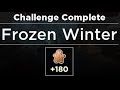 Frozen winter  tower heroes weekly challenge