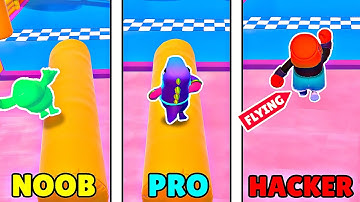 NOOB vs PRO vs HACKER #3 - Fall Guys: Ultimate Knockout