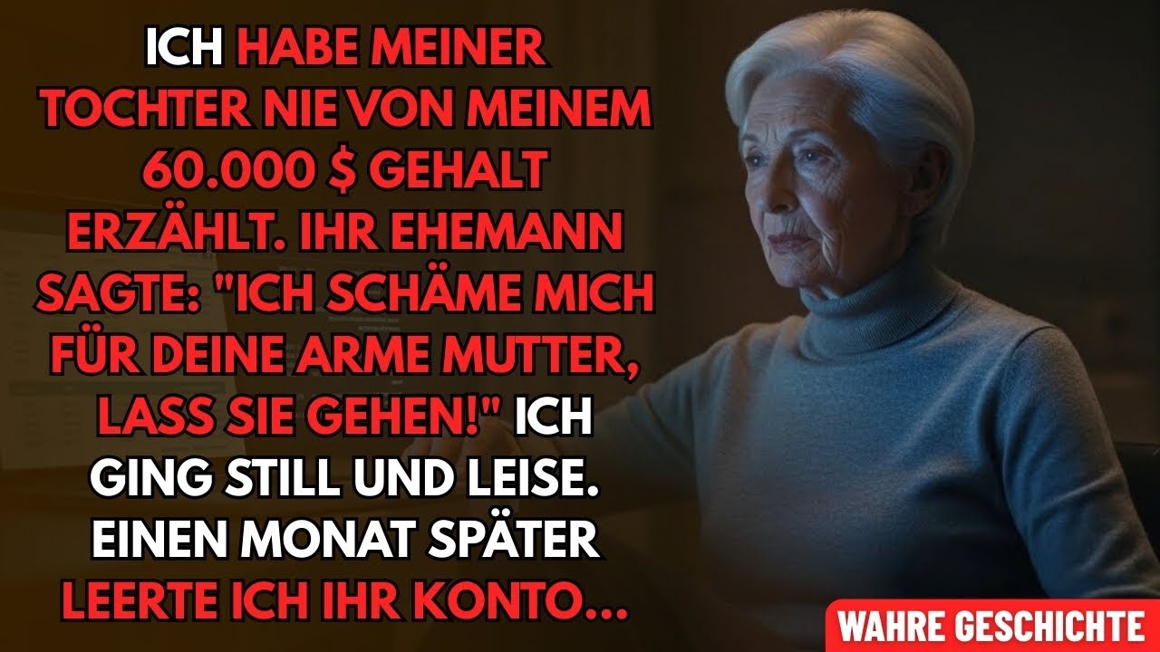 Meiner Tochter nie von 60.000$-Gehalt erzählt. Ihr Mann: „Ich schäme mich für deine Mutter...“