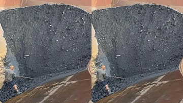 船舶卸货结尾版，卸完真的爽！#船员的日常工作 #小陈开船 #原创 #解压视频Relaxing Sounds with a Barge Unloading Cobblestones