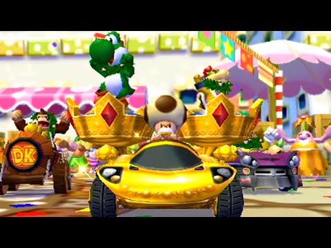 Mario Kart Double Dash Plus - 100% Walkthrough Part 10 Gameplay 150cc All Cup Finale u0026 Coconut Mall