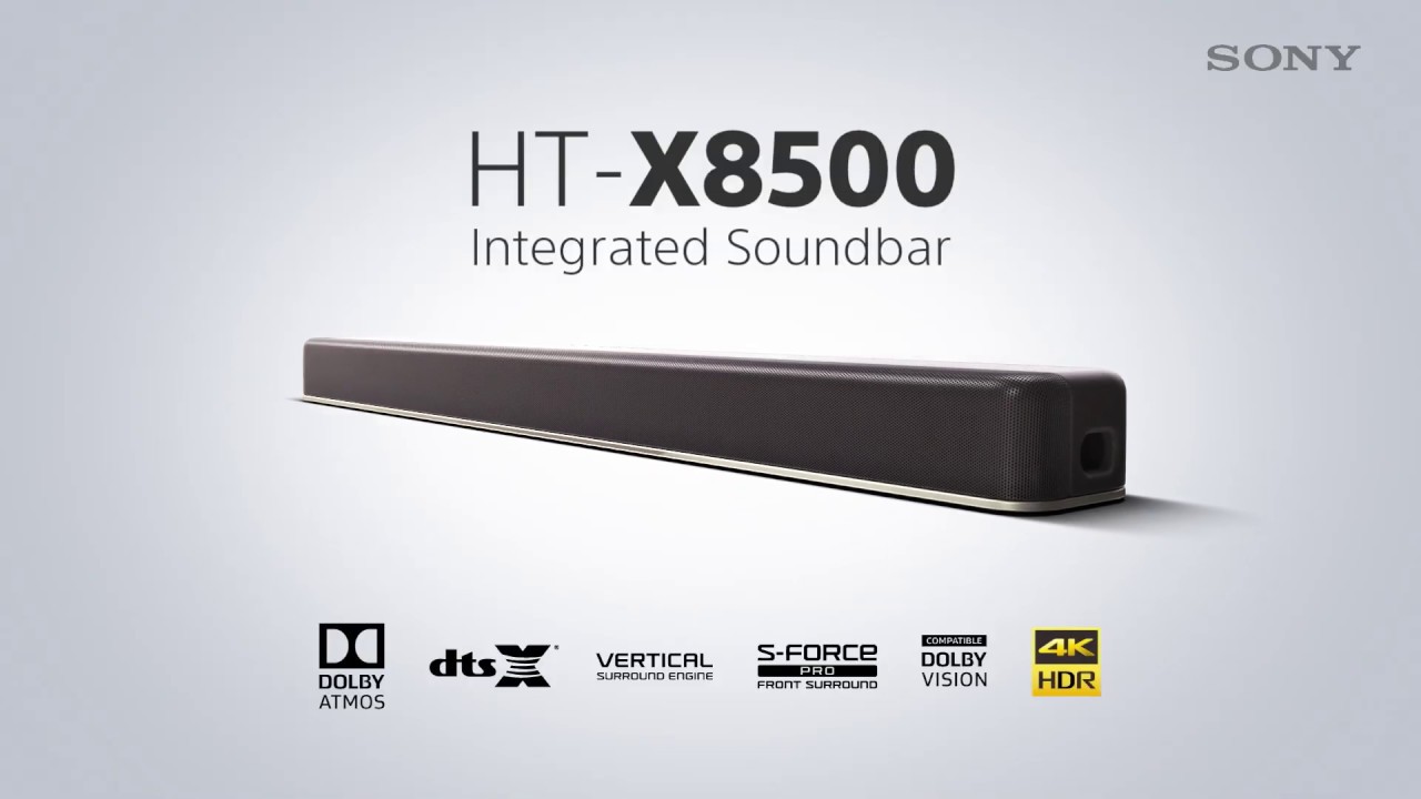 Sony | HT-X8500 | Soundbar - YouTube