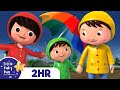 Play in the Rain Song!! |   2 HOURS of Nursery Rhymes and Kids Songs | Little Baby Bum