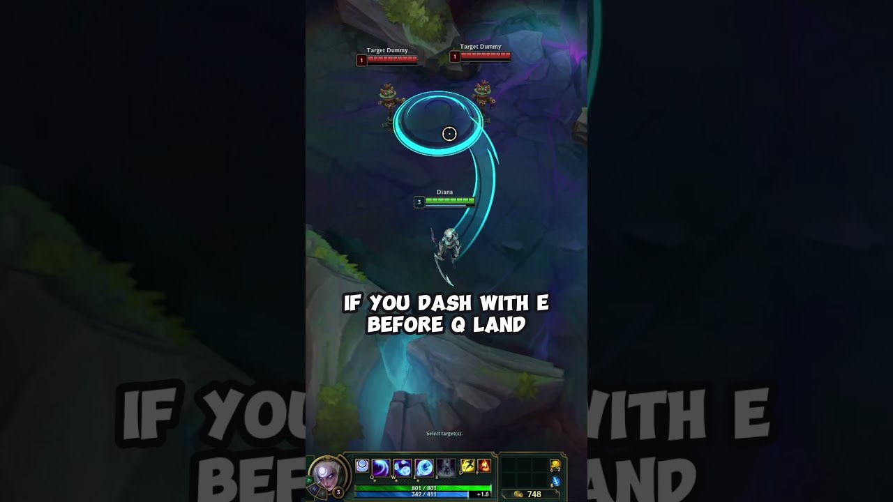 Diana S E TRICK League HACK Leagueoflegends Leagueclips Shorts