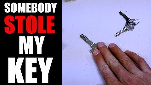 Somebody Stole My Key!! Can they Copy It? Mul-T-Lock Key- NO