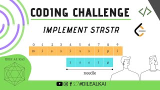 08. Implement strStr (28 - Leetcode) | Coding Challenge: Día 08