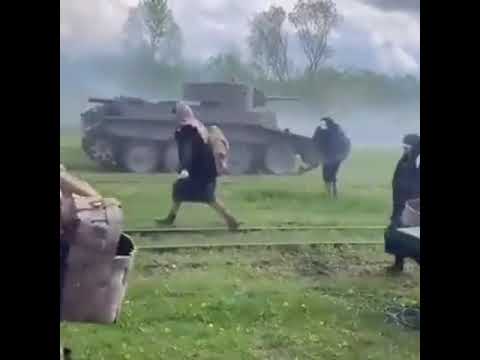 حرب روسيا و اوكرانيا هروب الناس وجثث متطايرة في السماء