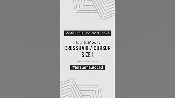 How to adjust the Cursor & Crosshair Size ✅| AutoCAD Tips & Tricks | AP ARCH INNOVATION| #autocad