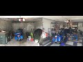 Covid Lockdown Garage Makeover Video. Converted a concrete dungeon into a viable bike shop.