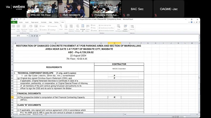 HO-BAC-EP No.076-2024 BAC Meeting(Opening of Bids)