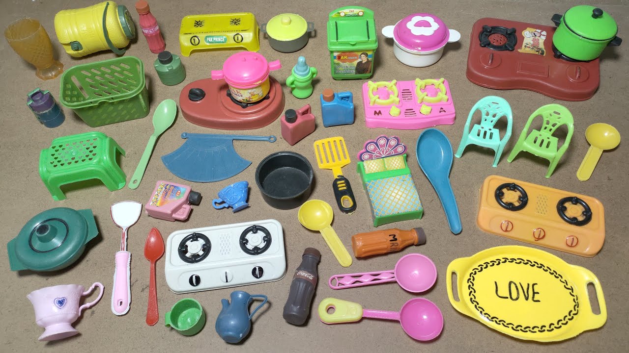 Satisfying With Unboxing Cute Miniature Kitchen Set Collection ASMR ...