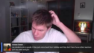 English Teacher Live Stream