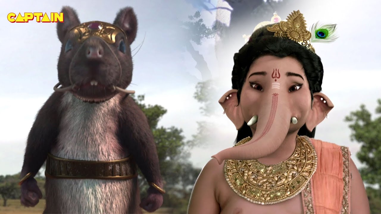 देवताओं से पूर्व विवाह में बाल गणेश को उपस्थित करने हेतु मूषक ने उठाया कदम | विघ्नहर्ता गणेश भाग.482