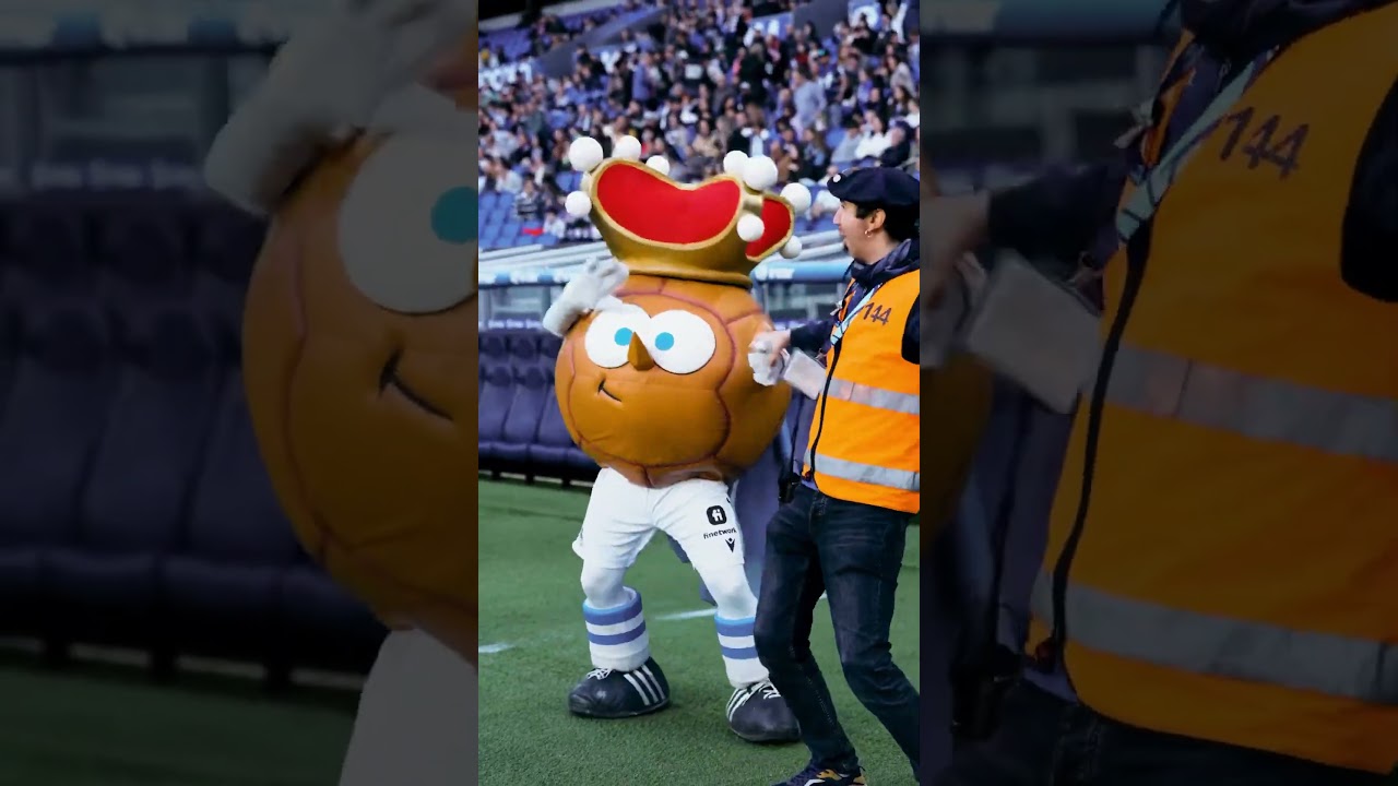 💙🤍 Txurdin, la mascota de la Real Sociedad