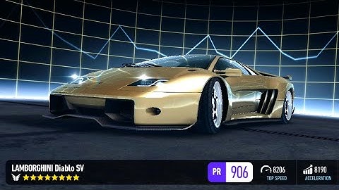 NFS: NO LIMITS • LAMBORGHINI DIABLO SV - PART MAXED OUT - TUNING UNLOCKED