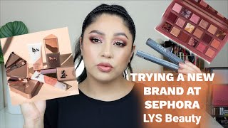 NEW AT SEPHORA, LYS Beauty  & HUDA #BOMBBROWS Pencil | Gold & Pink Makeup look | Gerel Matta