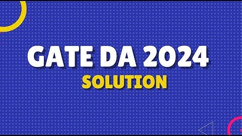 GATE DA 2024 Solution : Q12 | GATE Data Science Previous Year Questions| Probability  | GATE DA