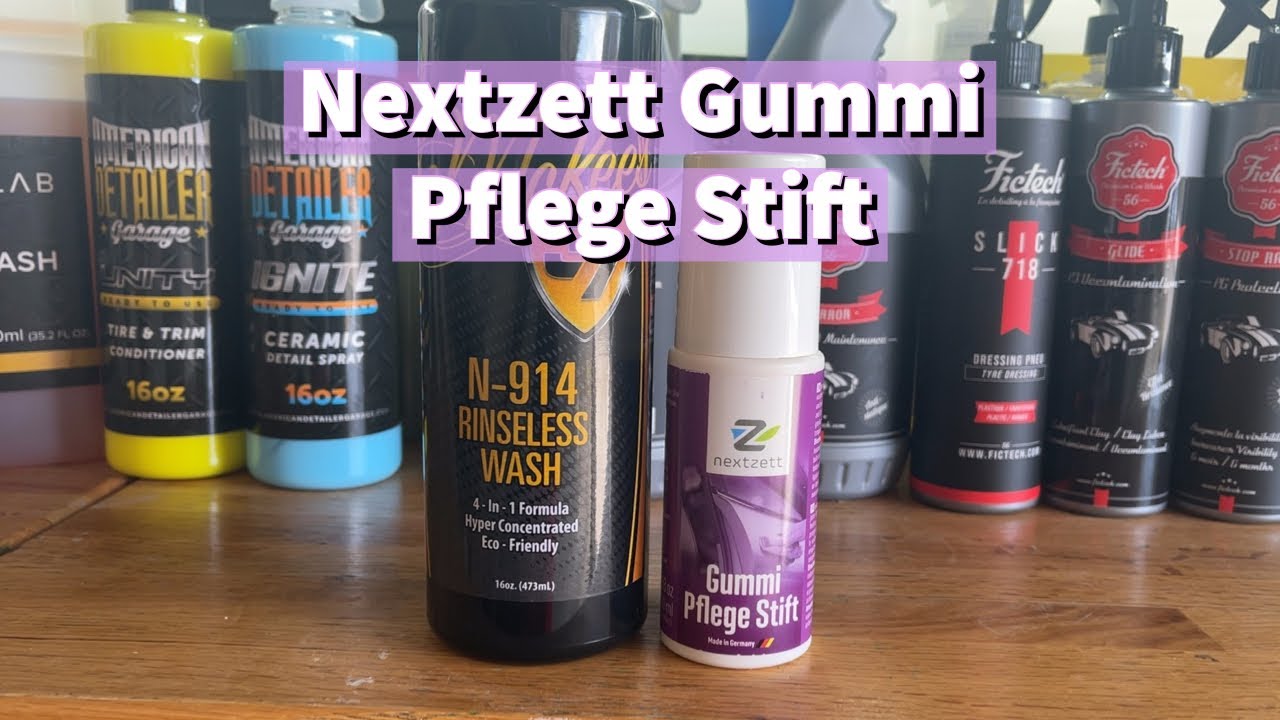 💬 TIP: Use Nextzett Gummi Pflege Stift - Car Care Products