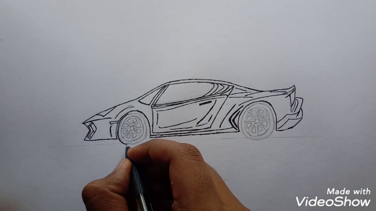 How to draw Ferrari outline
