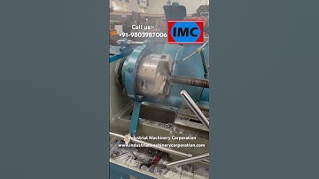 Rod threading machine manufactured by IMC #boltthreading #threadingtools #rodthread #machine #imc