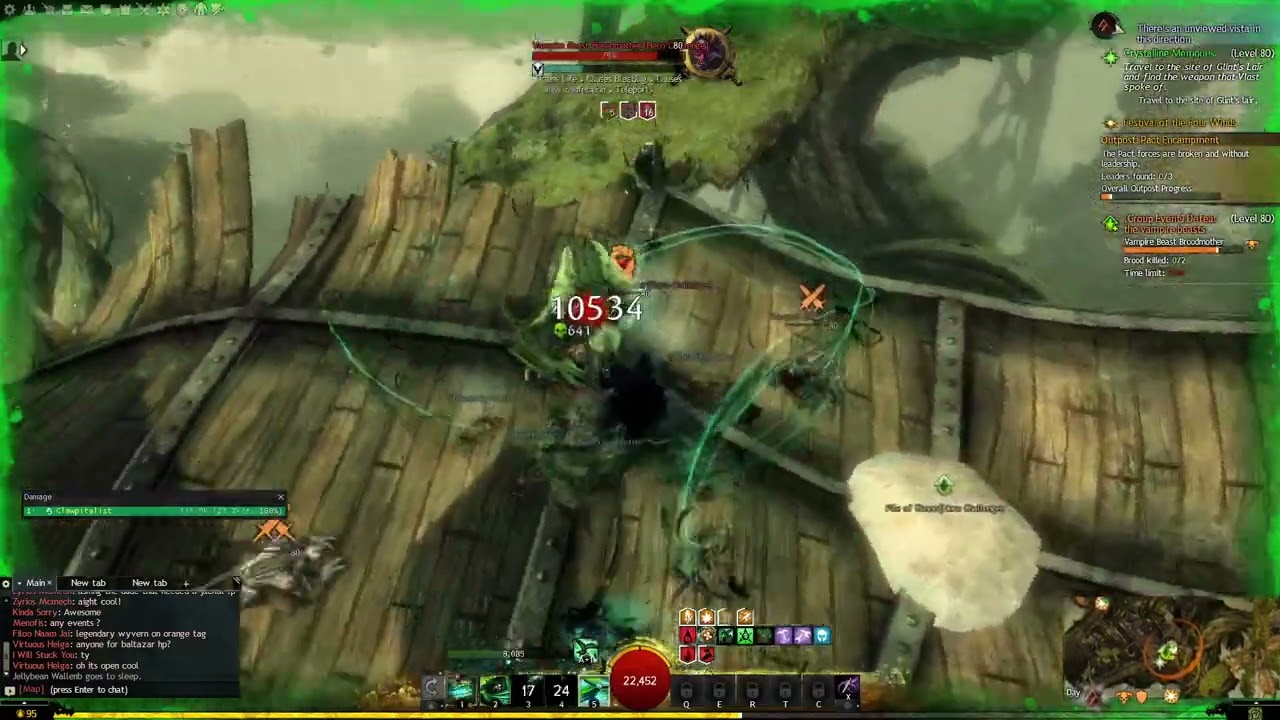 GW2 Power Reaper Solo Vampire Beast Hero Point