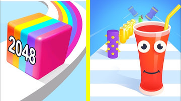 Juice Run Vs Jelly Run 2048 - All Levels Gameplay Android iOS walkthrough New Videos