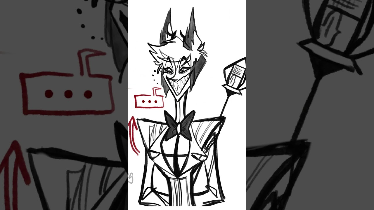 Angel teases Alastor about "Tasting" people. It does not end well XD | Hazbin Hotel Comic Dub