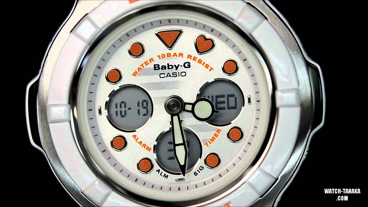 CASIO Baby-G Composite Line BGA-123-7A2JF コンポジットライン - YouTube