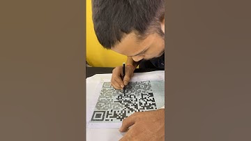 I draw a QR code Idoes it work #shorts #challenge