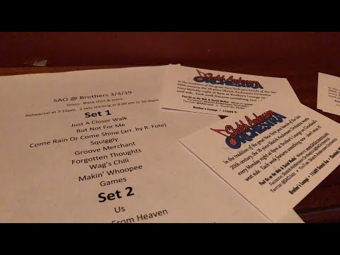 LIVE! Skatch Anderssen Orchestra Jazz Therapy