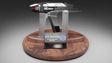 Star Trek Into Darkness Starfleet Phaser Blender Model
