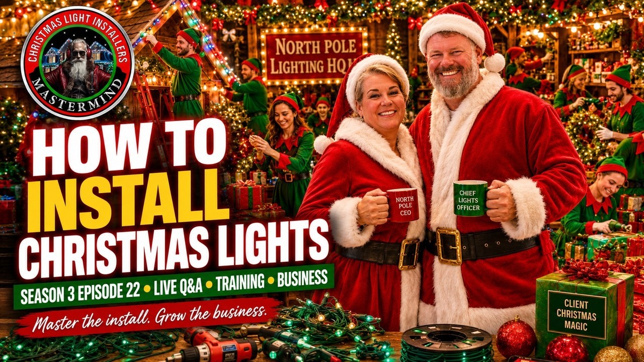 Christmas Light Installation: How to Install Christmas Lights Like a Pro | Training & Business