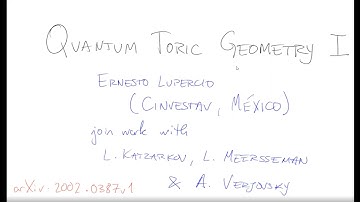 Quantum Toric Geometry I