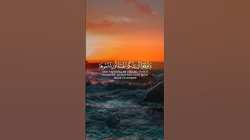 (وقَالوا الحمدُ لله) ماتيسر من سورة الأعراف بصوتٍ عذبٍ رقيق ♥️🌿