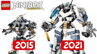 LEGO Ninjago Legacy 2021 sets! Zane&#39;s Titan Mech battle, new LEGO Ninjago golden minifigures!