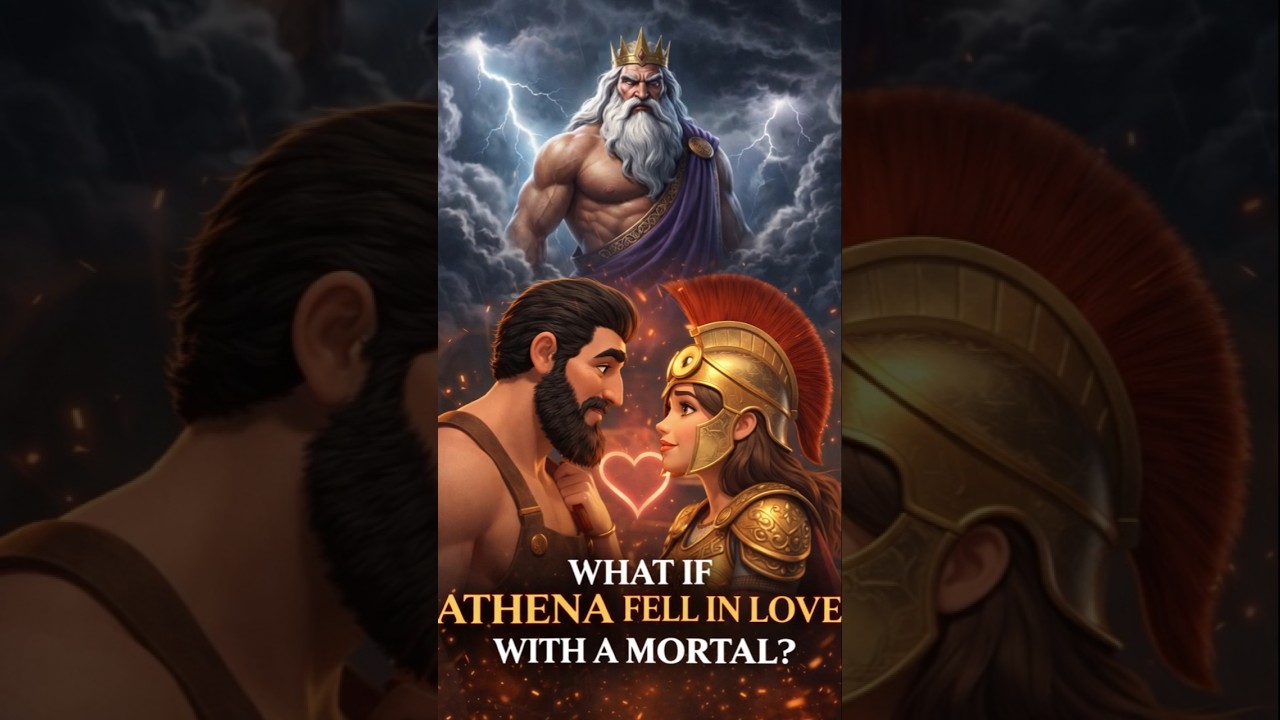 What If Athena Fell in Love with a mortal  #youtubeshort #greekmythology  #athena #likeandsubscribe