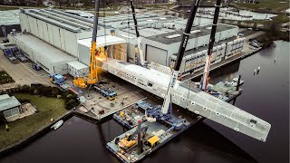 Behind-the-scenes docu: Royal Huisman turns its largest hull ever (9 minutes)