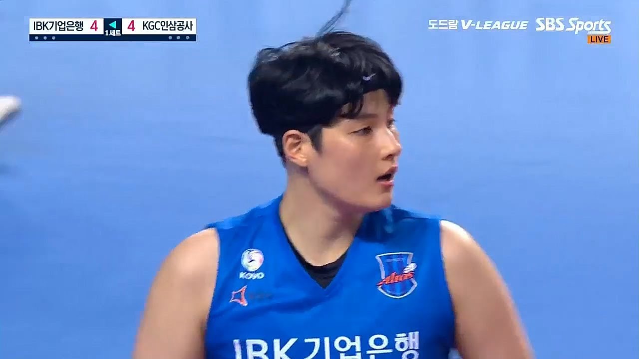 191020 IBK기업은행 VS KGC인삼공사 김희진 득점 cut / 트리플크라운 달성