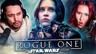 ROGUE ONE: A STAR WARS STORY (2016) MOVIE REACTION  BLEW ME AWAY!  FIRST TIME WATCHING  REVIEW