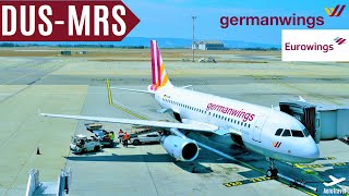 GERMANWINGS / EUROWINGS [BASIC] Airbus A319 DÜSSELDORF - MARSEILLE TRIPREPORT 4U 9450 HD