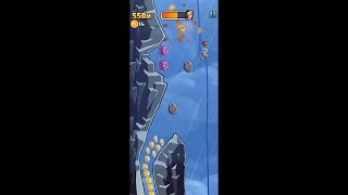 Radical Rappelling (-by Halfbrick Studios) - free offline arcade game - Android and iOS - gameplay. screenshot 4