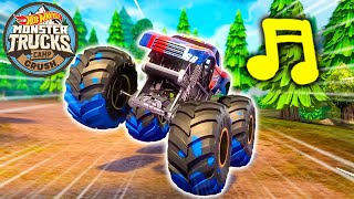 Wild Courses Await the Monster Trucks at Camp Crush! 🤯 + More Music Videos for Kids | Hot Wheels