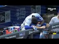 Yasiel puig solo homer then kisses hitting coach