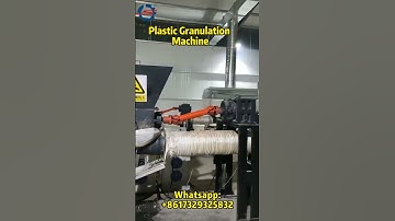 Plastic granulation machine | Waste plastic recycling machine  #plasticrecycling