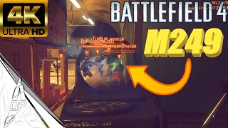 BF4 SPRAY N PRAY EP. 11 [M249] _ BATTLEFIELD 4 PC GAMEPLAY [4K 60FPS] [NO COMMENTARY]