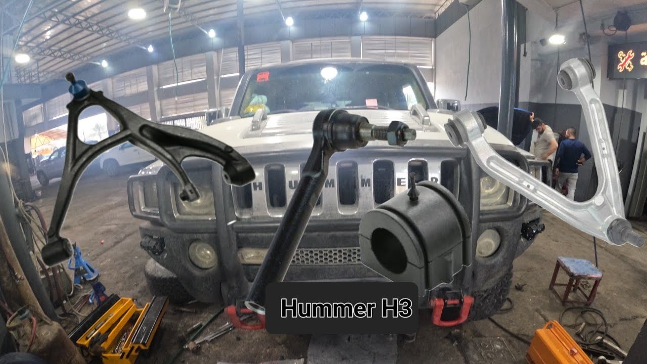 replacing upper and lower control arm . tie rod end . sway bar bushing