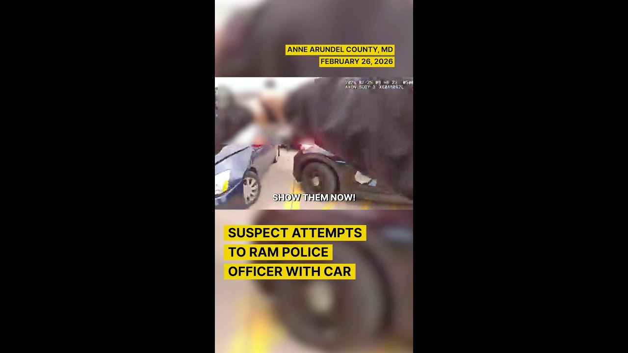 BODYCAM: Car Thief Tries Ramming Police?!