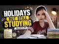 Holiday Vlog 🌴📚 | Holidays But Still Studying 😭✨ | Productive Study Days#studentlife #study 